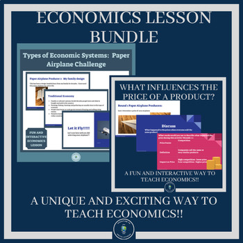 Preview of Economics Lesson Bundle:  Paper Airplane Challenge