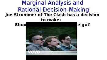 Preview of Economics:  Marginal Analysis, Incentives, and Rational Decision-Making