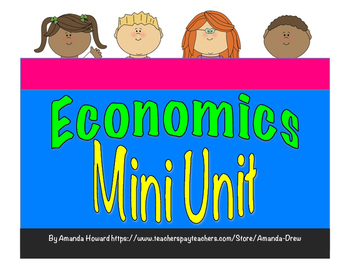 Preview of Economics Mini Unit