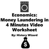 Economics: Money Laundering in 4 Minutes Video Worksheet