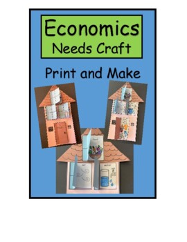 Preview of Economics "Needs" Craft- Print and Go!