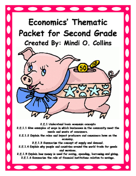 Preview of Economics' Packet for Second Grade
