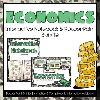 Preview of Economics PowerPoint & Interactive Notebook Bundle