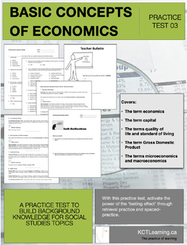 Preview of Basic Concepts of Economics: Practice Test 03