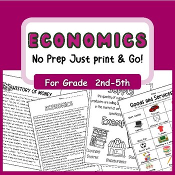 Preview of Economics | Producers & Consumers | Goods & Services | Supply & Demand Activity