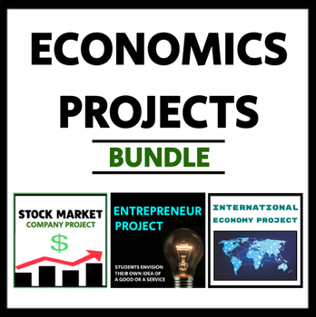 Preview of Economics Projects Bundle - CCSS