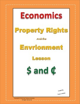 Preview of Economics Property Rights Lesson Plan Grades 3-6