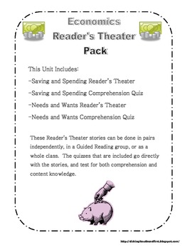 Preview of Economics Reader's Theater Pack K-2