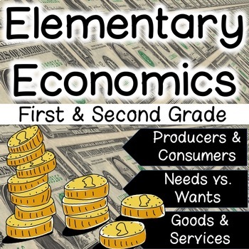 Preview of Economics Reading & Worksheets - Wants vs. Needs  -  Good & Services