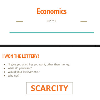 Preview of Economics Scarcity and Choice Presentation