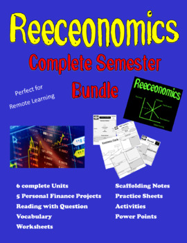 Preview of Economics Semester Bundle: Complete 6 Units plus Personal Finance Projects