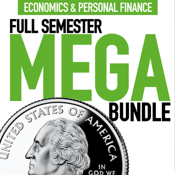 Preview of Full Semester High School Economics & Personal Finance 20 Weeks Curriculum