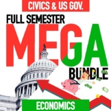 Economics Semester and Civics Semester Mega Bundle GOOGLE DRIVE
