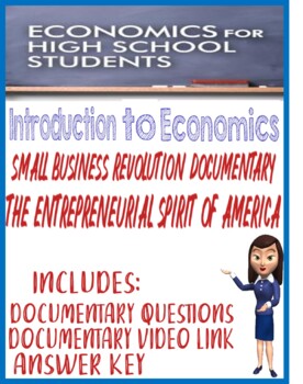 Preview of Economics Small Business Documentary The Entrepreneurial Spirit documentary