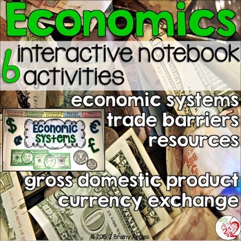 Preview of Economics Social Studies Interactive Notebook Activities