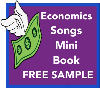 Preview of Economics Songs Mini Book Free Sample
