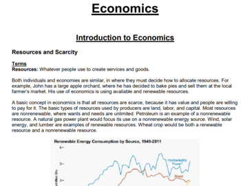 Preview of Economics Study Guide - TeXeS