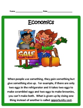Preview of Economics Study Guide-5th Grade Social Studies
