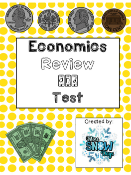 Preview of Economics Test and Review