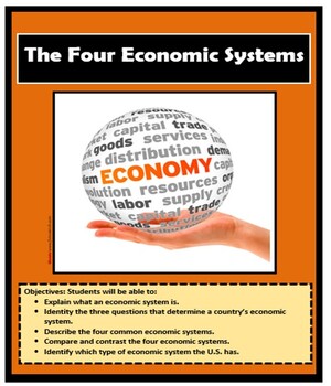 Preview of Economics: THE FOUR ECONOMICS SYSTEMS - Mixed - Command - Market
