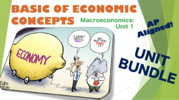 Preview of Economics Unit 1 BUNDLE! Intro to Econ!