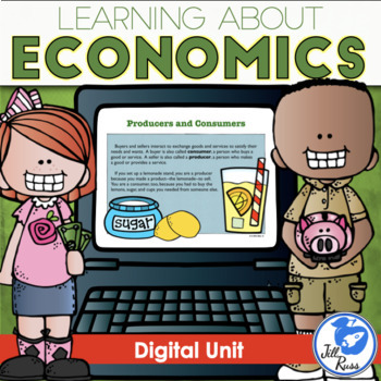 Preview of Economics Unit Digital Only Distance Learning