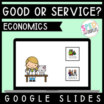 Preview of Economics Unit | Goods and Services | Digital Task Cards 