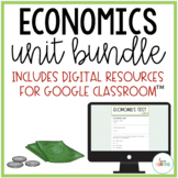 Economics Unit with Google Slides™ and Notes