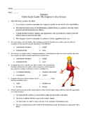 Economics Video Study Guide: The Emperor's New Groove