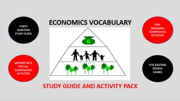 Preview of Economics Vocabulary: Study Guide and Activity Pack