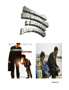Preview of Economics and Business: Teach Entrepreneurship with the Pursuit of Happyness