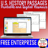 Economics and Free Enterprise - US History Reading Compreh