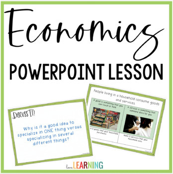 Preview of Economics and Personal Finance Lesson and Notes Activity
