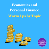 Economics and Personal Finance Warm Up Prompts
