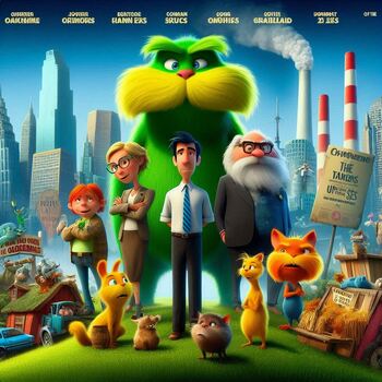 Preview of Economics of The Lorax(2012)Movie Viewing Guide:Summary/Vocabulary/Questions/KEY