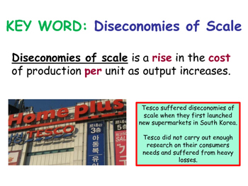 external diseconomies of scale