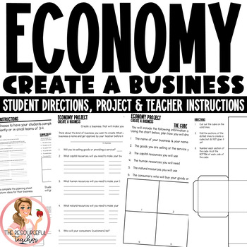 Preview of Economy Activity - Create a Business