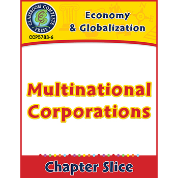 Preview of Economy & Globalization: Multinational Corporations Gr. 5-8