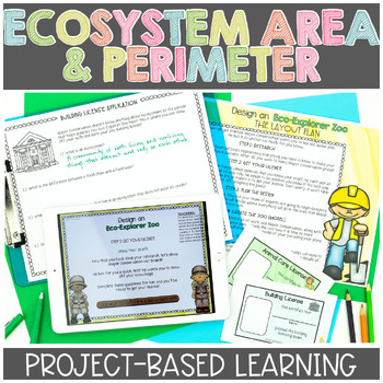 Preview of Ecosystem Area & Perimeter Project | Project Based Learning
