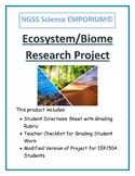 Ecosystem/Biome Research Project *Digital Friendly*