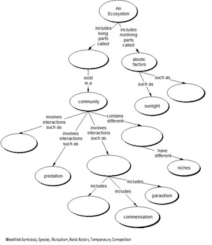 Ecosystem Concept Map Worksheets Teaching Resources Tpt