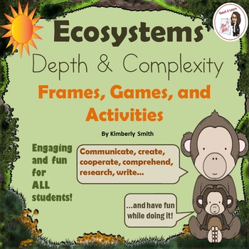 Preview of Ecosystem Depth and Complexity Frames, Games, and Activities