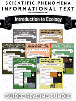 Preview of Introduction to Ecology PDF + Digital Guided Reading Activity Bundle