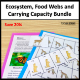 Ecosystem Interactions and Food Webs & Carrying Capacity Bundle