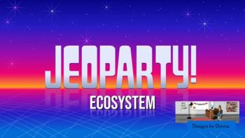 Preview of Ecosystem Jeopardy 4th Grade