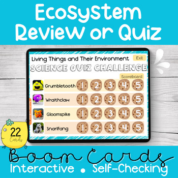 Preview of Ecosystem (Living Things and Their Environment) - Review or Quiz Game