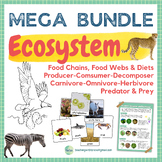 MEGA BUNDLE Ecosystem:Everything Food Webs & Diets, Produc