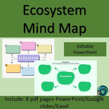 Preview of Ecosystem Mind Map-Graphic Organizer