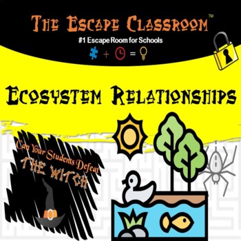 Preview of Ecosystem Relationships Escape Room | The Escape Classroom