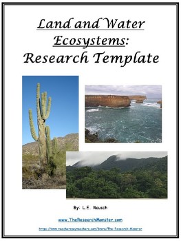 Preview of Ecosystem Research Template EDITABLE